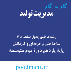 دانلود رایگان گام به گام مدیریت تولید